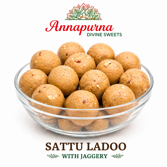🌾 Premium Sattu Ladoo – Traditional Energy Snack | No Mawa, No Preservatives