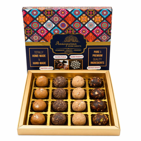 👉 Assorted Healthy Ladoo Box (Multiple Flavour Combos)