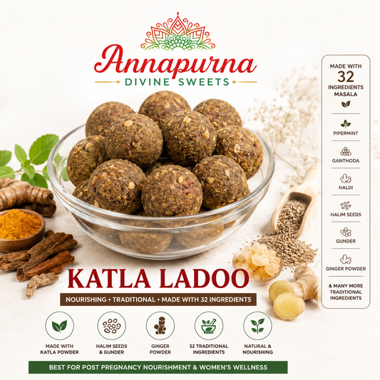 Katla Ladoo – Traditional Nourishing Wellness Ladoo